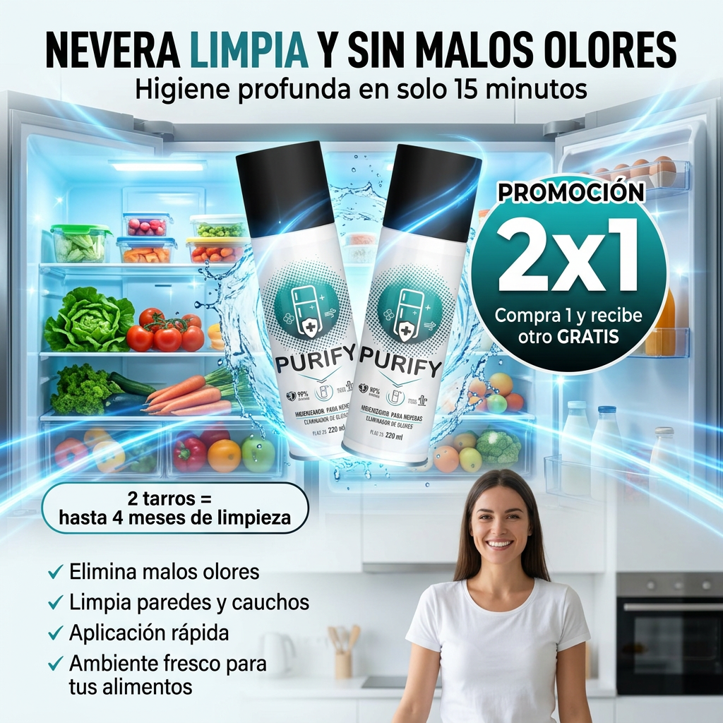 purifyfresh higienizador profesional para neveras