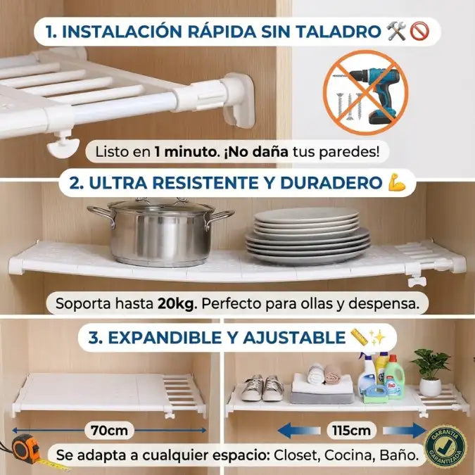 Estante Organizador  expandible