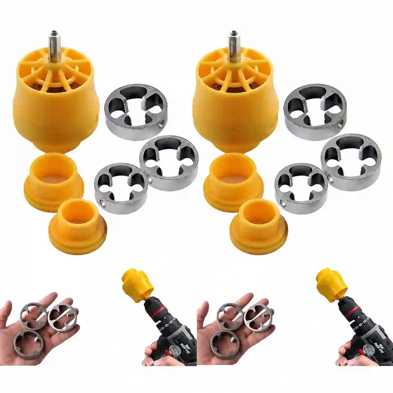 Adap Taladro Set De Rosca Para Tubo