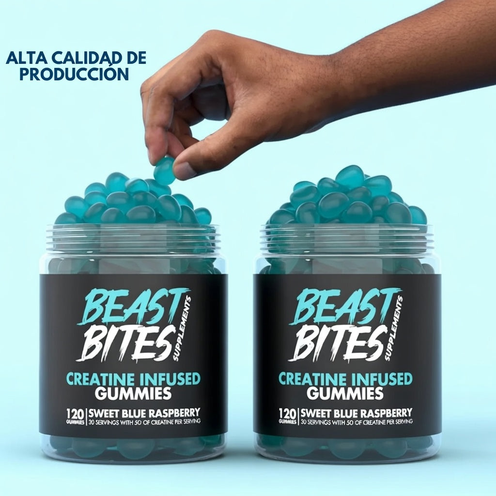 Beast Bite Gomas De Creatina X 120 Uni