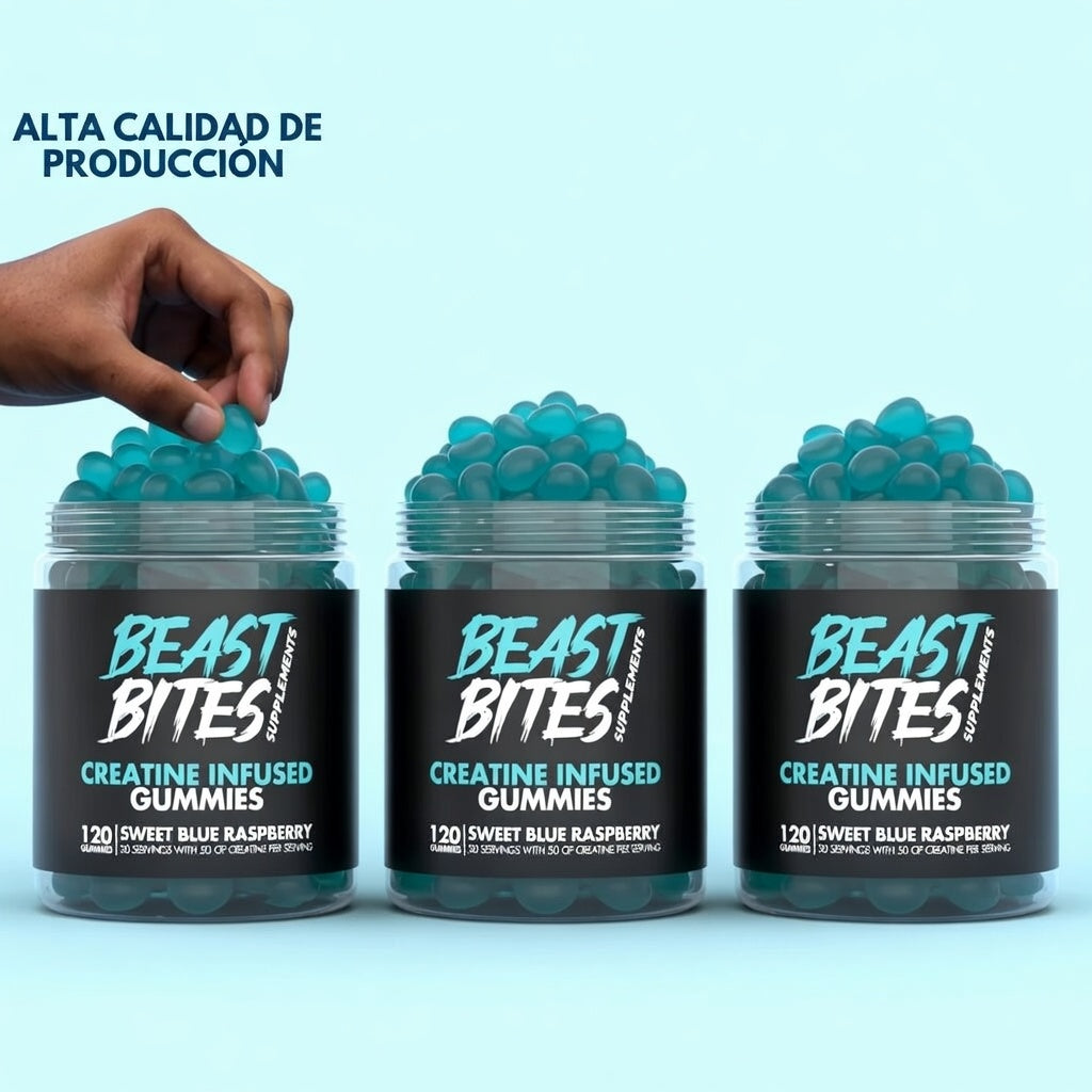 Beast Bite Gomas De Creatina X 120 Uni