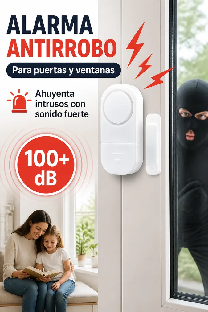 Alarma antirrobo para puertas y ventanas presentacion
