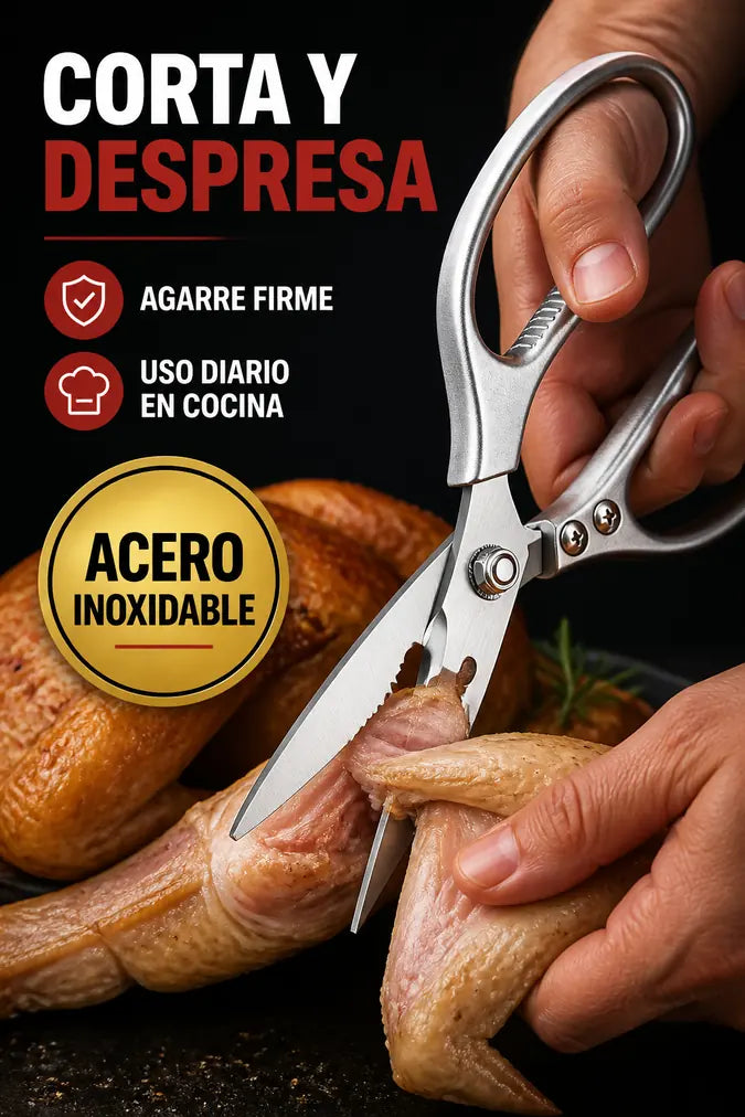 Tijeras para despresar uso